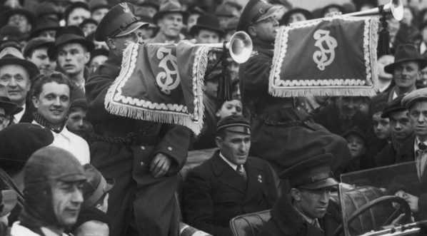  Janusz Kusociński w Warszawie w kwietniu 1937 roku.  