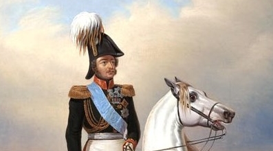  "Portret konny Paskiewicza" Januarego Suchodolskiego.  