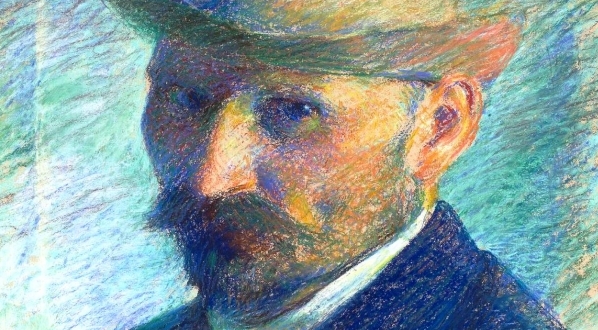  "Autoportret" Leona Wyczółkowskiego.  