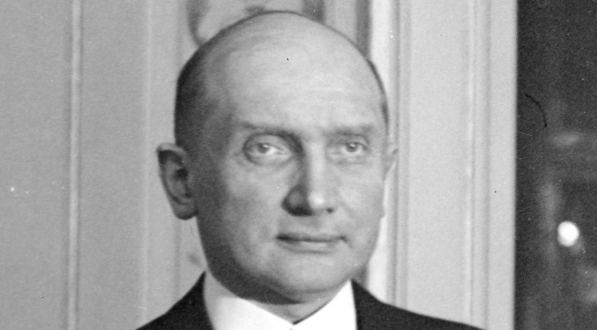  Minister spraw zagranicznych August Zaleski.  