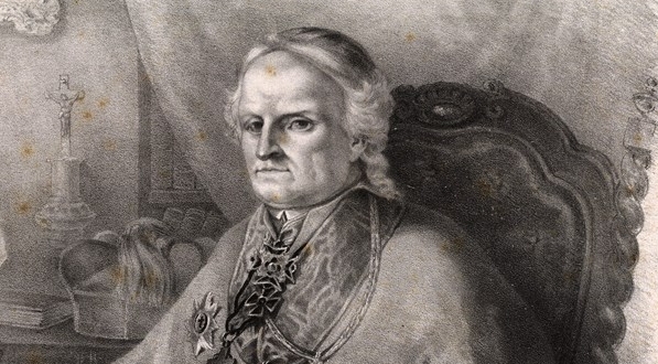  "Kazimierz Dmochowski Arcy Biskup Mohilewski Metropolita R. K. Kościołów w Imperyum Rossyiskiém" według wzoru  Bolesława Michała Rusieckiego.  