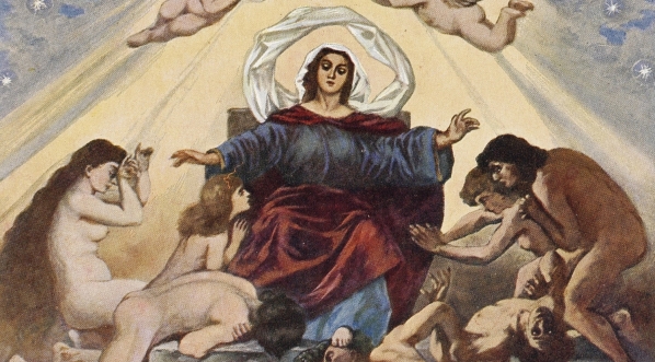  "Ludzkość powracająca do wiary i ideału."  