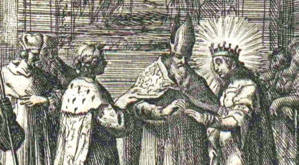  "Kwiat V. Zaślubienie Błogosławioney z Kolomanem."  