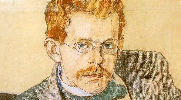  "Portret Józefa Mehoffera" Stanisława Wyspiańskiego.  