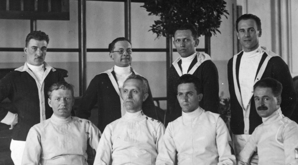  Mecz szermierczy Polska - Czechosłowacja w Krakowie.  