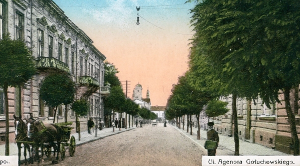  Ulica Agenora Gołuchowskiego w Tarnopolu.  