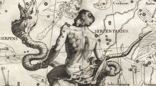  Gwiazdozbiór Wężownika.  