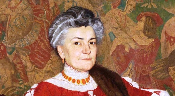  "Portret pani Herse" Edwarda Okunia.  