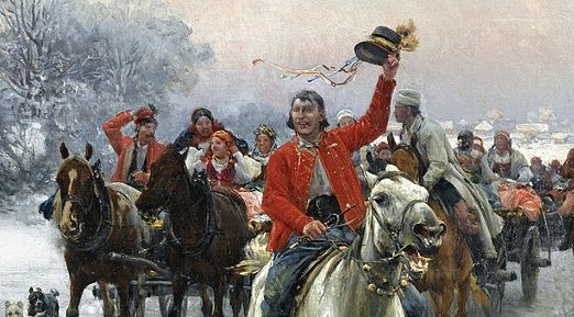  "Orszak weselny" Alfreda Wierusz-Kowalskiego.  