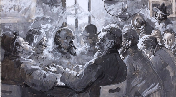  "Malaria w komplecie (u Szóstakowej)" Józefa Rapackiego.  