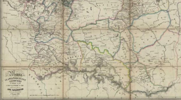  Jan Papłoński "Mappa słowiańszczyzny lechickiej z wieku X-XII i Pruss z wieku X-XIII"  