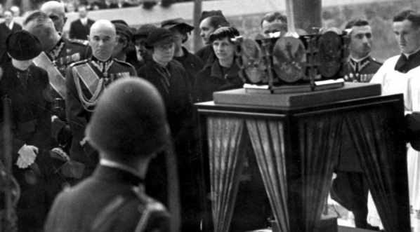  Pogrzeb serca Józefa Piłsudskiego w Wilnie 12.05.1936 r. (2)  
