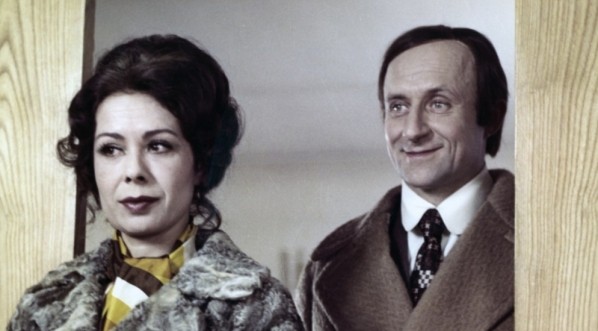  Lidia Korsakówna i Marek Walczewski w filmie Gerarda Zalewskiego "Dom moich snów" z 1975 roku.  