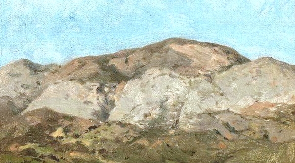  "Pejzaż górski"  Władysława Aleksandra Maleckiego.  