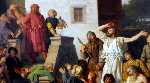  "Żydzi tułający się proszą Kazimierza Wielkiego o przytułek w Polsce" Wojciecha Gersona.  