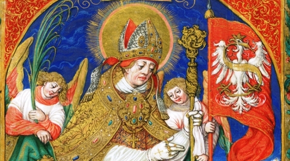  Wizerunek św. Stanisława namalowany przez Stanisława Samostrzelnika w XVI wieku.  
