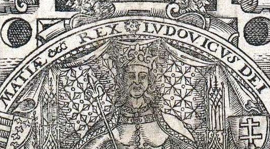  "Ludwik Krol Polski y Węgierski."  