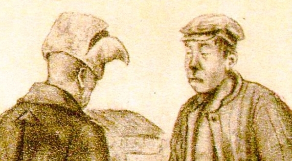  "Pierwsi obrońcy komunizmu, poszukujący dla siebie prowjantów".  