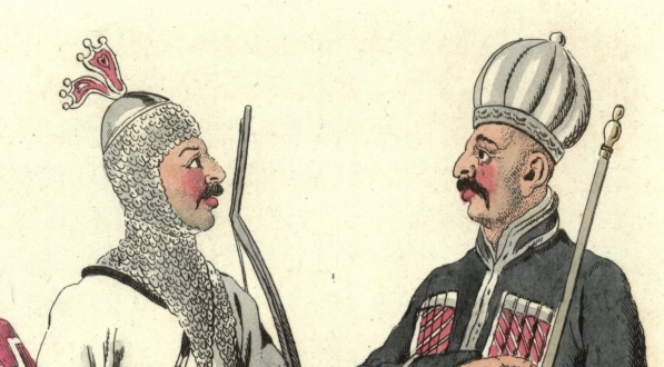  Ilustracja z książki podróżniczej Jana Potockiego.  