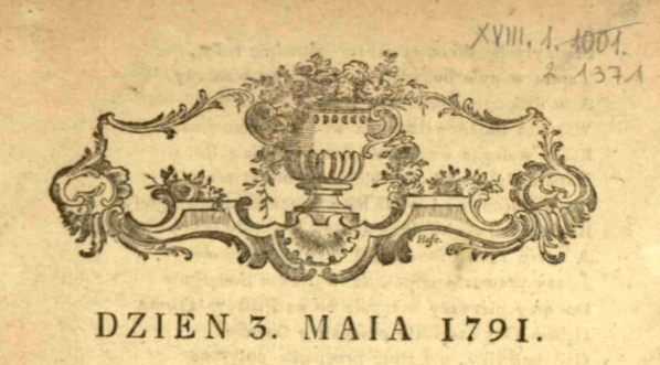  "Dzień Trzeci Maja 1791" Michała Mackiewicza.  