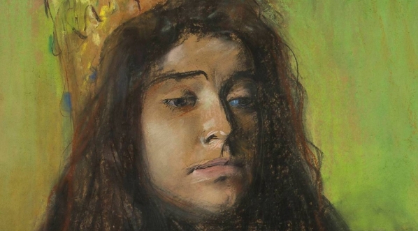  "Bajka" (lub "Wdowa po Giewoncie"lub "Popiersie kobiety w koronie") Leona Wyczółkowskiego.  