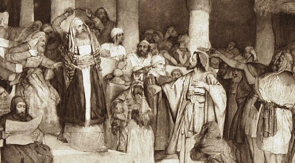  "Chrystu przed sądem" Maurycego Gottlieba.  