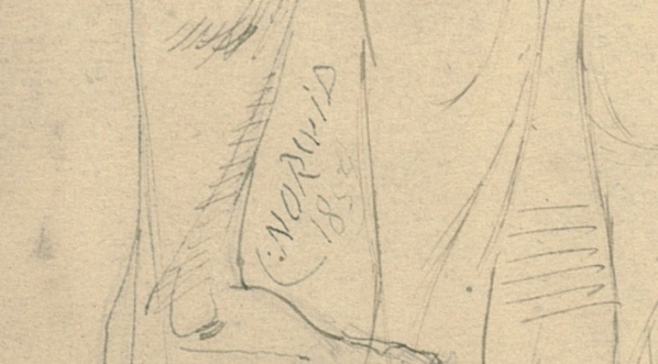  Cyprian Kamil Norwid, studia nóg męskich w ruchu (1854 r.)  