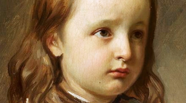  "Portret Julii Simmlerówny, córki artysty"  Józefa Simmlera.  