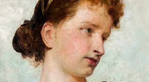  "Portret Ireny Poświkówny - Solskiej" Wojciecha Gersona.  