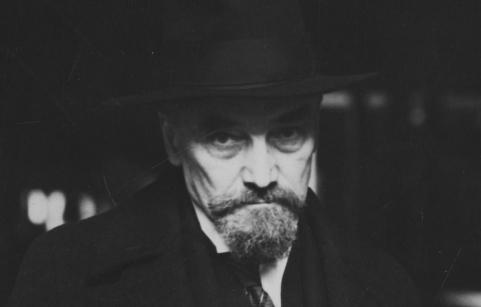  Prof. Adam Krzyżanowski w towarzystwie radcy Rudzińskiego w listopadzie 1936 roku.  