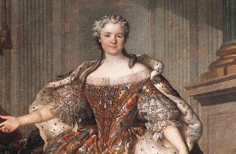  "Portret Marii Leszczyńskiej, królowej Francji" Louisa Tocqué.  