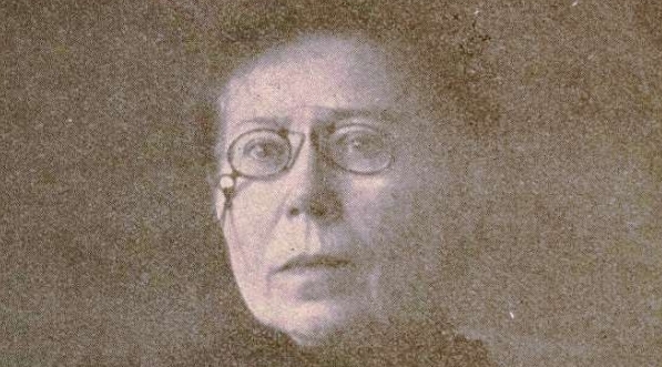  Portret Marii Konopnickiej i jej autograf.  