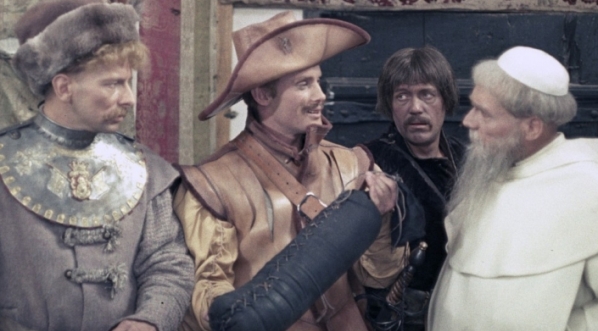  Scena z filmu Jerzego Hoffmana "Potop" z 1974 roku.  