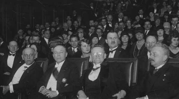  Uroczystości imieninowe Józefa Piłsudskiego w Paryżu w marcu 1928 roku.  