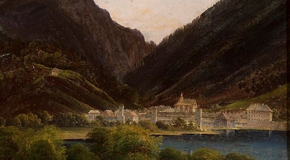  "Widok na miasto w dolinie" Jana Nepomucena Głowackiego.  