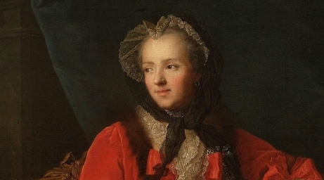 "Portret królowej Marii Leszczyńskiej" Jeana-Marca Nattiera (kopia).  