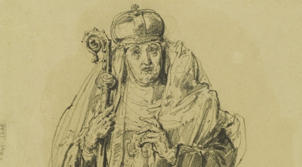  Jan Matejko "Św. Salomea" (projekt witraża dla katedry w Pradze)  