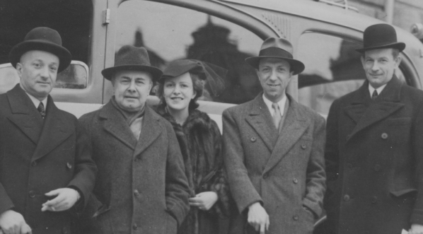  Pianista i kompozytor Józef Hofmann w Krakowie w maju 1938 roku.  