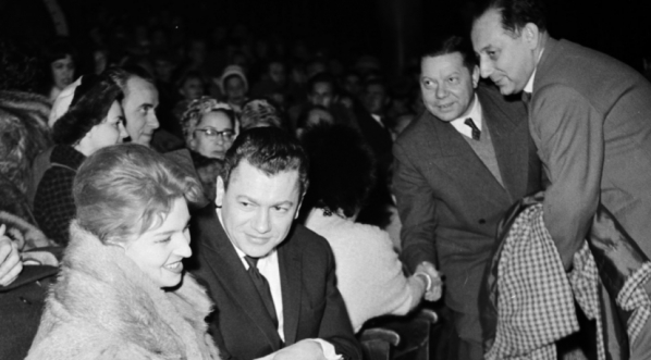  Na planie filmu Jerzego Wojciecha Hasa "Wspólny pokój" z 1959 roku.  