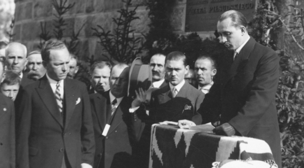  Otwarcie Mostu Józefa Piłsudskiego na Wiśle w Modlinie 30.09.1934 r.  