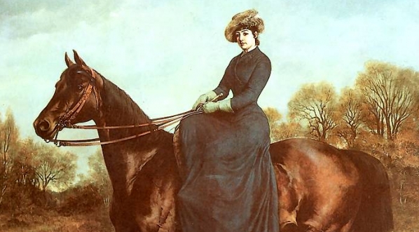  "Kobieta na koniu" Jana Rosena.  
