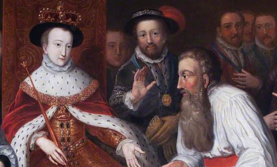  "Edward VI Granting Permission to John a Lasco to Set Up a Congregation for European Protestants in London in 1550. "  