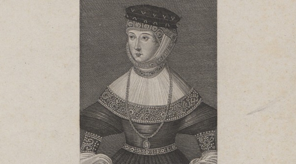  Barbara Radziwiłłówna (autor Anton Tepplar), grafika wg rysunku Franciszka Preka.  
