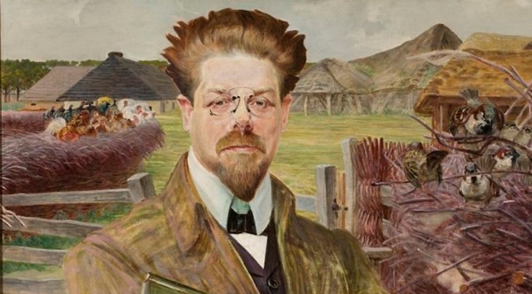  "Portret Władysława Reymonta" Jacka Malczewskiego.  