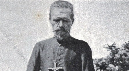  "O. Jan Beyzym T.J. missyonarz trędowatych na Madagaskarze."  