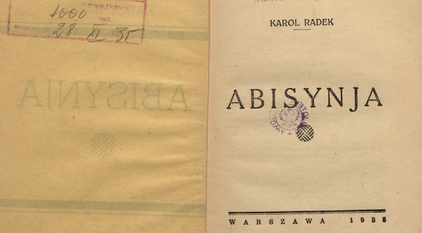  Karol Radek "Abisynja" (strona tytułowa)  