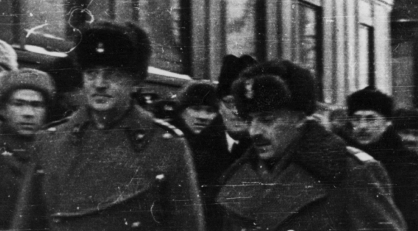  Wizyta Naczelnego Wodza gen. Władysława Sikorskiego w Armii Polskiej w ZSRR, Trockoje, 12.12.1941 r.  