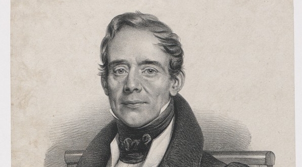  Ludwik Plater, grafika portretowa (autor: Charles Louis Bazin, 1833 r.)  