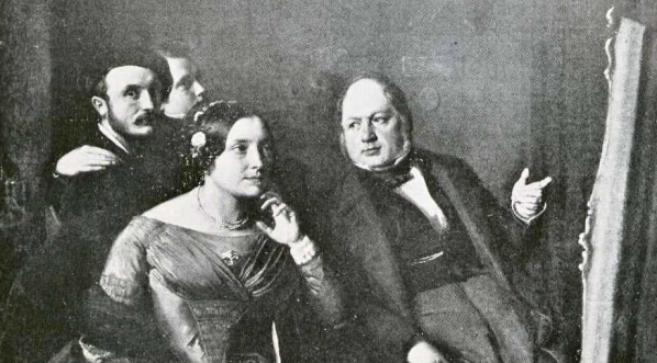  "Rodzina artysty" Józefa Simmlera.  