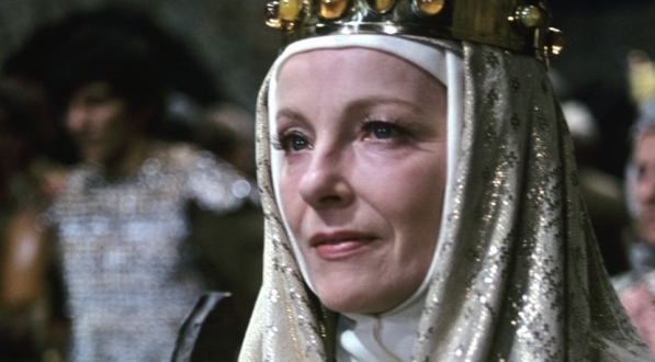  Aleksandra Śląska w filmie Witolda Lesiewicza 'Bolesław Śmiały" z 1971 roku.  